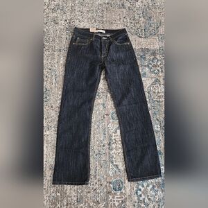 New Levi's Blue Straight Jeans 514 Classic Style - 28x28